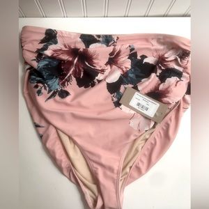 Albion Fit Bronte Rutched High Waisted Swim Bottoms Size XXL Brand New with Tags